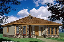 Projekt kalifornského bungalovu - je to stylově krasná architektura, kvalitní použité materiály, promyšlené funkčně dispoziční řešení