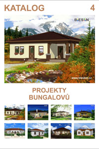 Katalog č.4 typových projektů rodinných domů a bungalovů BLESKIN.CZ